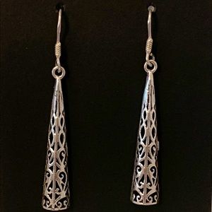 Sterling Silver Western Style Earrings